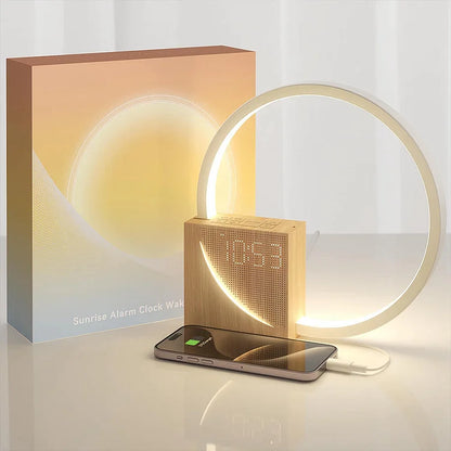 Réveil Tactile Éclairé Moderne | Ajustement Facile de la Luminosité