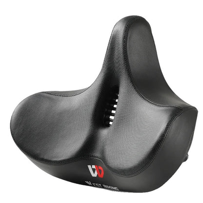 Selle de Vélo Confortable pour Longue Distance | Coussin Élargi et Absorption des Chocs