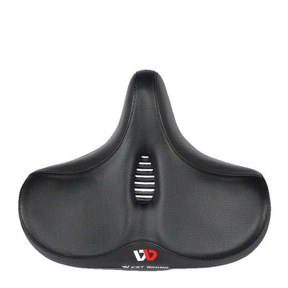 Selle de Vélo Confortable pour Longue Distance | Coussin Élargi et Absorption des Chocs