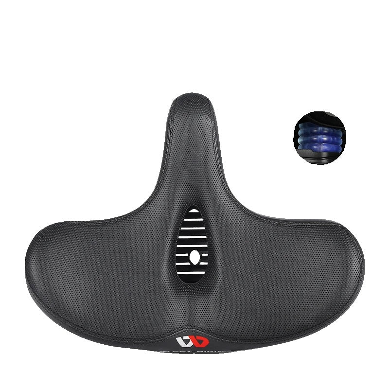 Selle de Vélo Confortable pour Longue Distance | Coussin Élargi et Absorption des Chocs