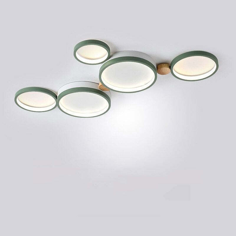 Plafonnier Élégant Blanc et Gris | Design Moderne et Illumination Uniforme