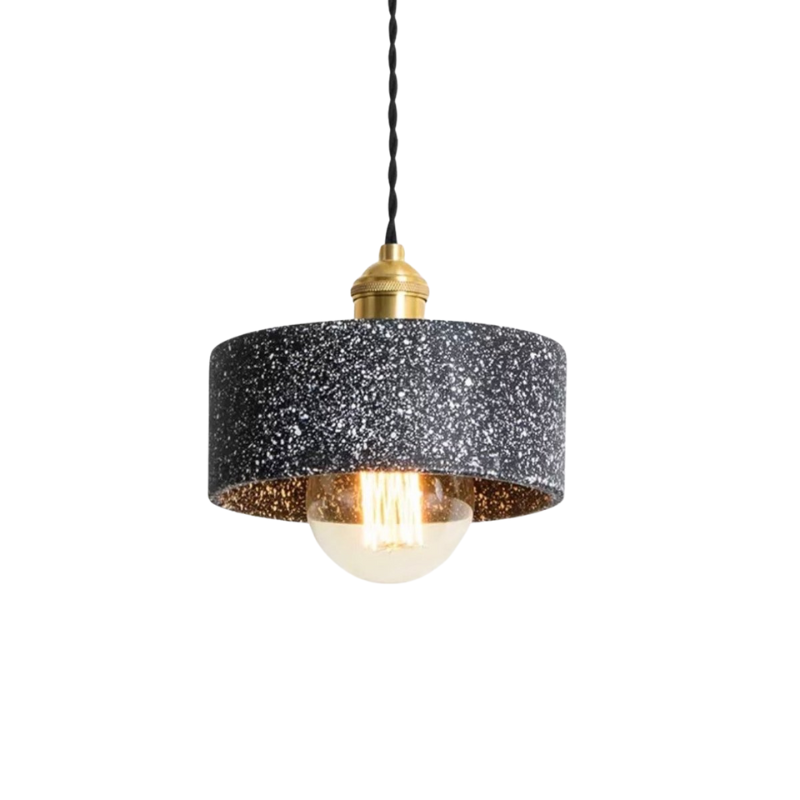 Lampe Suspendue en Béton Design | Élégance Industrielle et Cordon Réglable