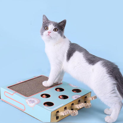 Parc à Chats Interactif 3-en-1 | Jouet Écologique et Gain de Place