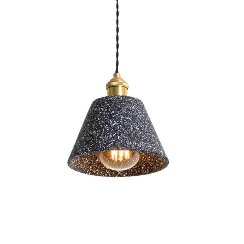 Lampe Suspendue en Béton Design | Élégance Industrielle et Cordon Réglable