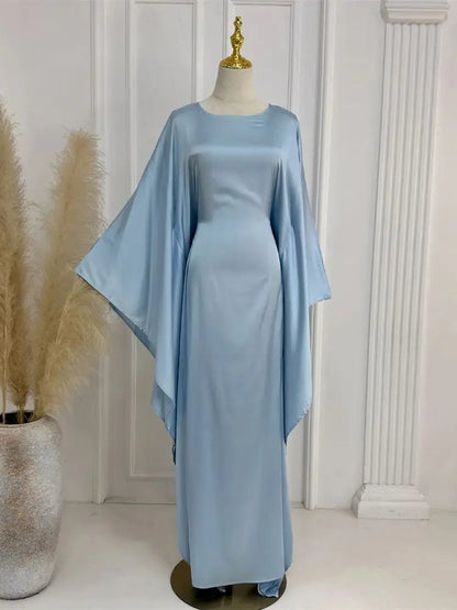 Robe Maxi Élégante pour Femmes | Manches en Cape et Confort Optimal