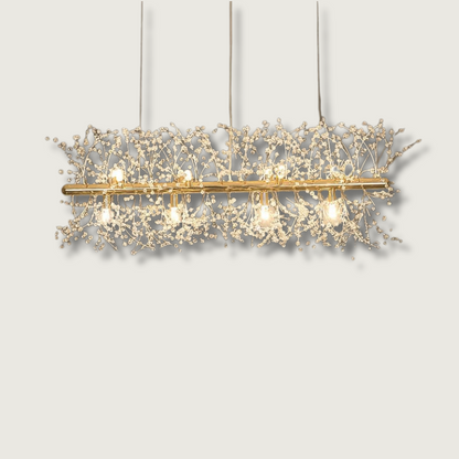 Lustre en Cristal Flocon de Neige | Élégance Contemporaine et Illumination Éblouissante