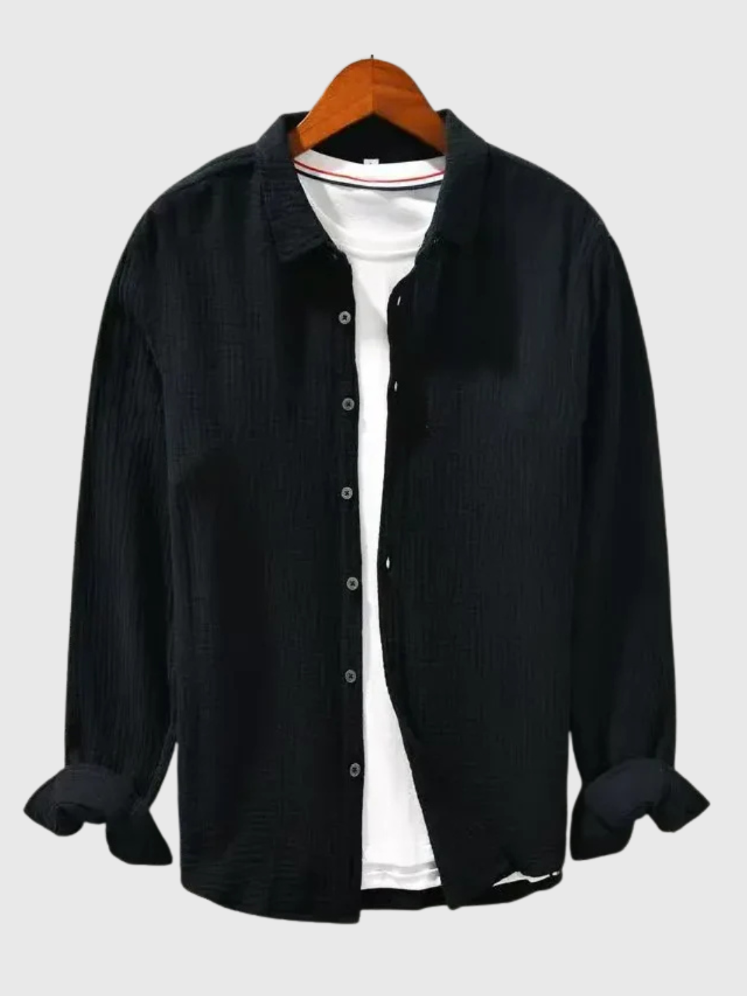 HELVIA - CHEMISE ÉLÉGANTE EN COTON DOUX COMME DE LA SOIE