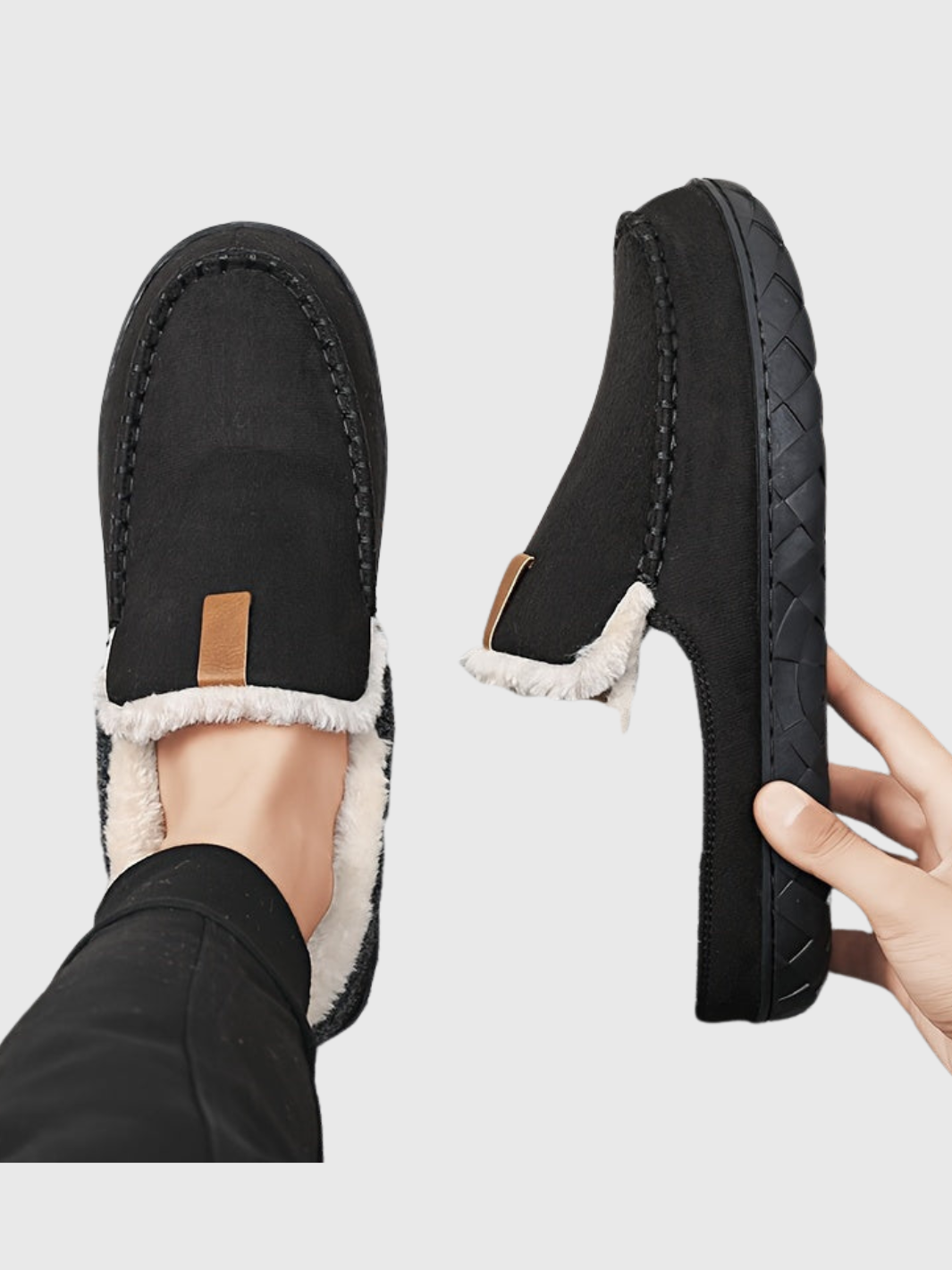 HELVIA – Chaussons chauds homme