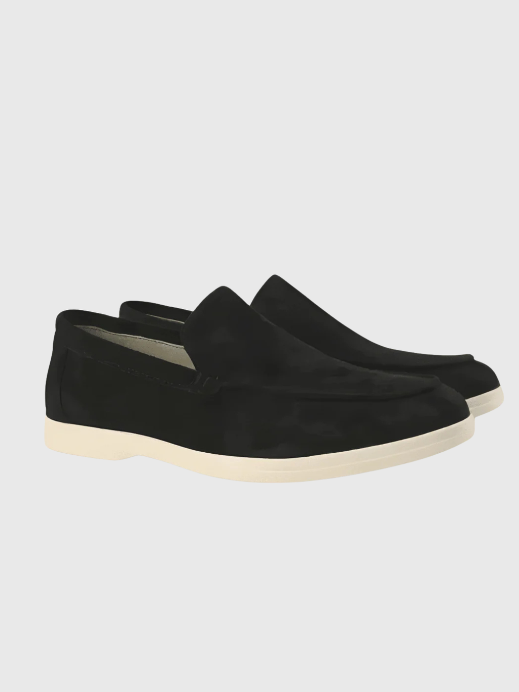 HELVIA - Mocassins homme en daim slip on style casual chic