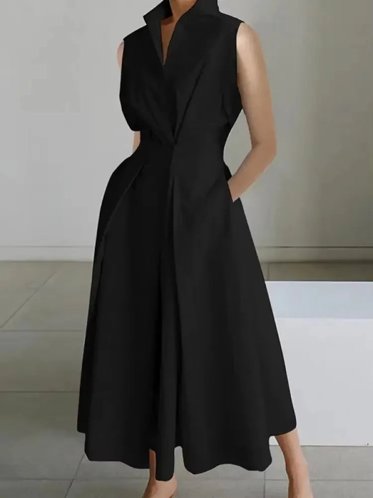 Robe Midi Chic pour Femme | Design A-Line et Confort Optimal