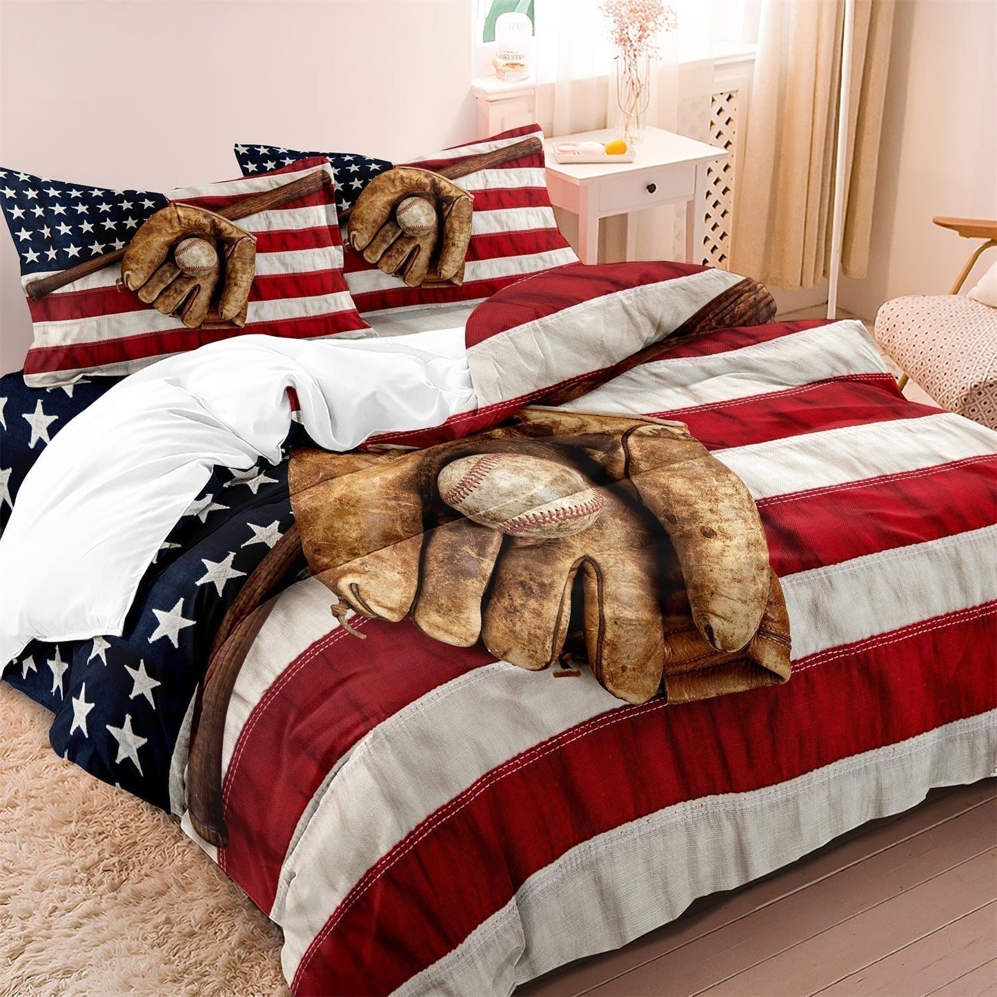 Parure de Lit Baseball pour Enfants | Design Vibrant et Confortable