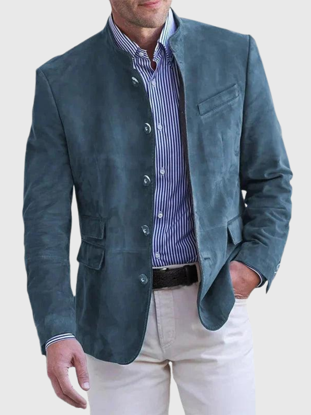 Helvia - Veste en Cuir Maxence - Hommes - Intemporelle