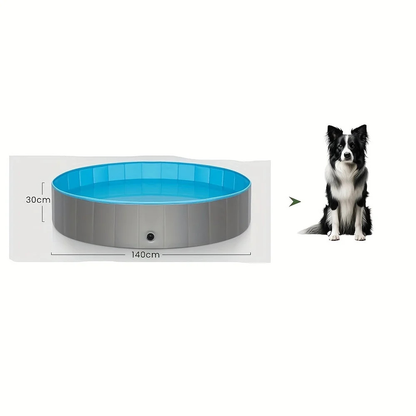 Faltbarer Hundepool 80 bis 160 cm – Abkühlung und Spielspaß im Freien