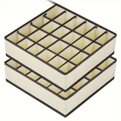 Organisateur de Tiroir Pliable | 24 Compartiments pour Rangement Efficace