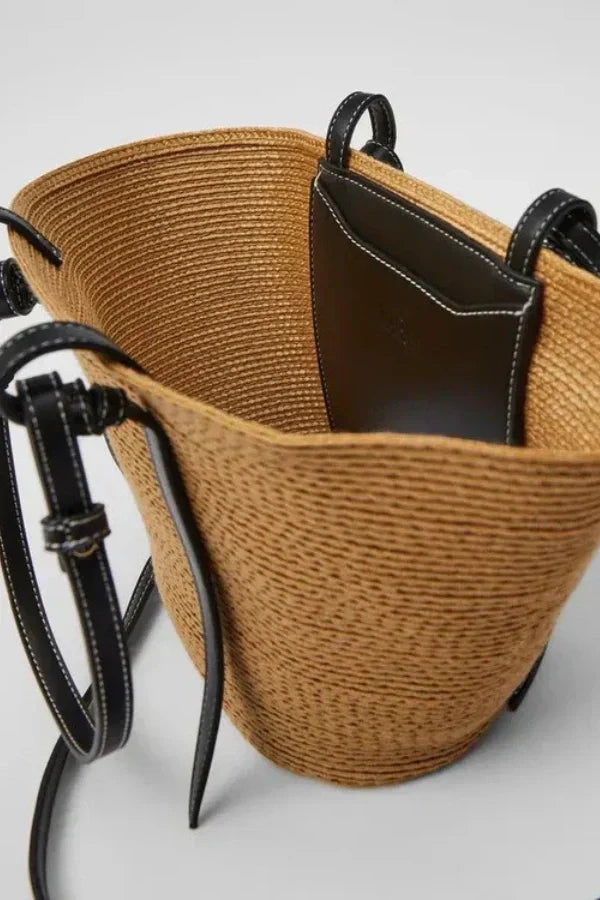 Sac Tote en Cuir Marron | Élégant et Spacieux pour Toutes les Occasions