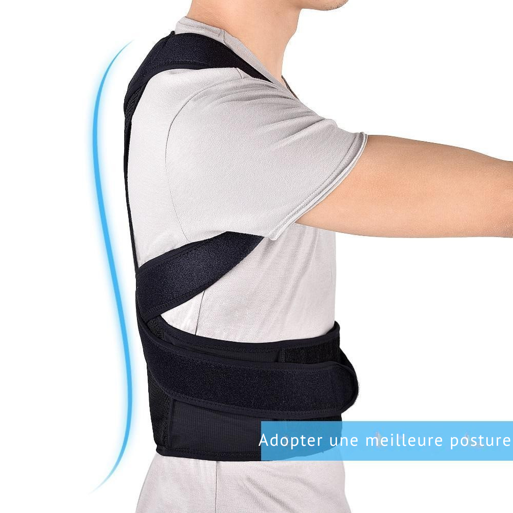 Correcteur de posture réglable 46 cm - maintien discret au quotidien