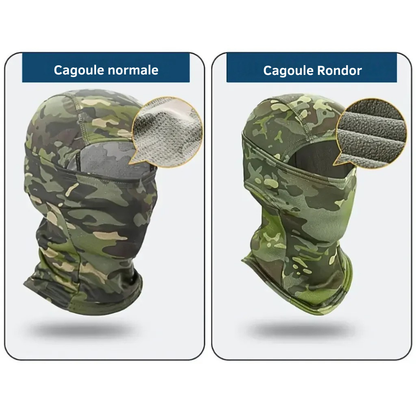Cagoule en polaire coupe-vent - restez à l’aise dehors en hiver