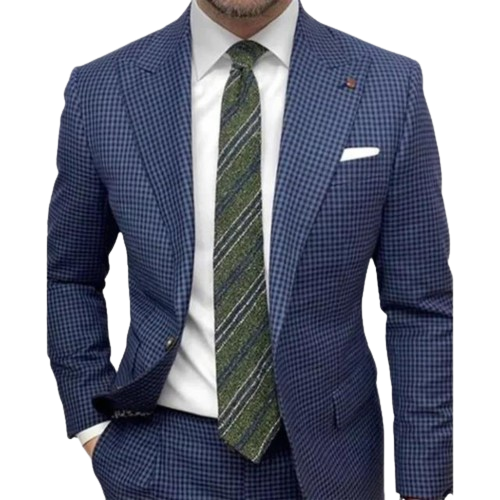 Veste Réversible à Rayures Bleues | Confort Élégant et Polyvalent