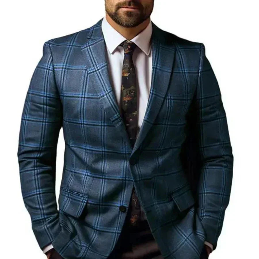 Veste Élégante pour Homme | Motif en Diamant et Confort Optimal
