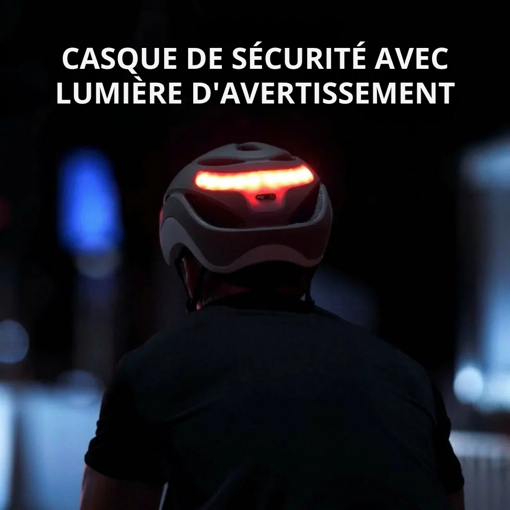 Casque vélo LED PC/EPS 57–62 cm - signalez mieux vos virages
