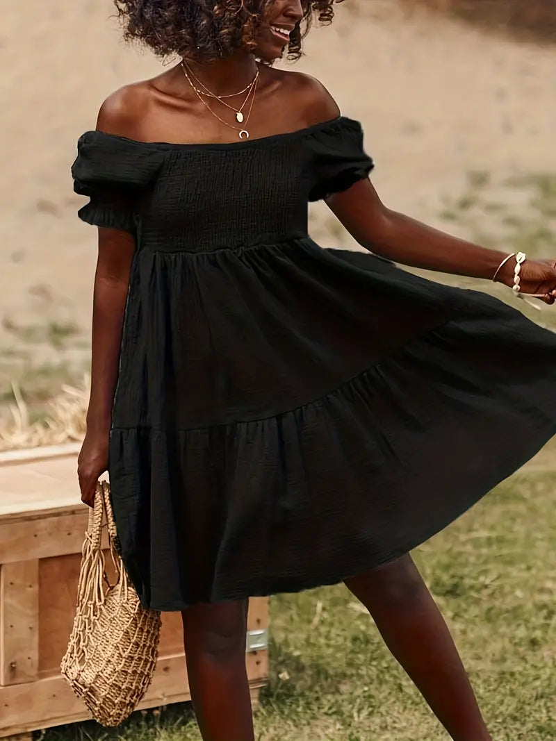 Robe Décolleté Élégante pour Femmes | Confort et Style pour Printemps Été