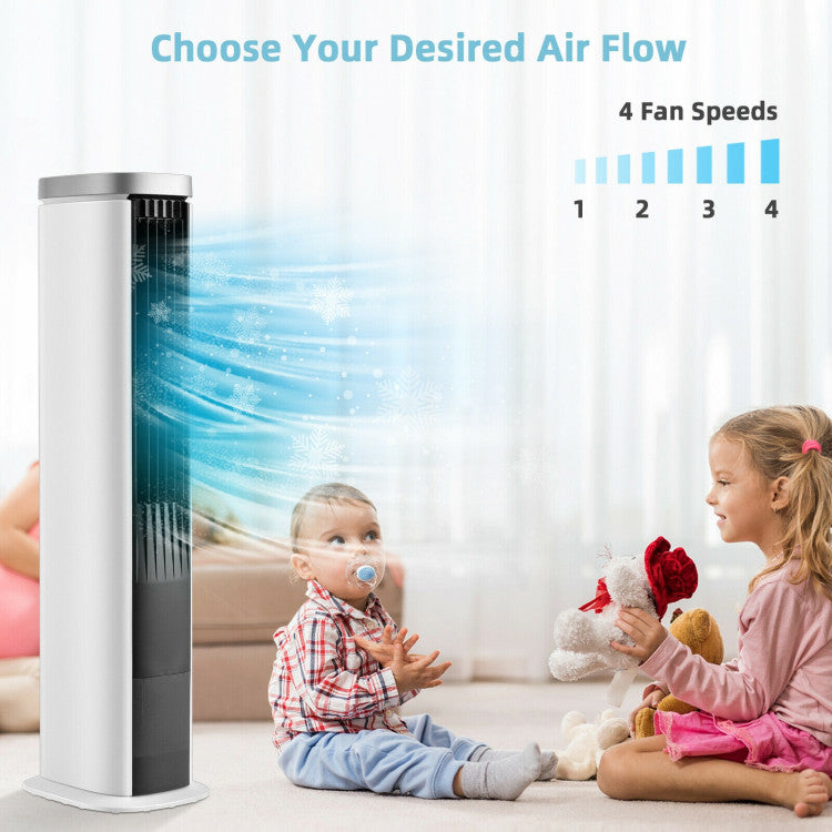 Refroidisseur d'Air 3-en-1 Compact | Ventilateur Portable avec Minuteur Réglable