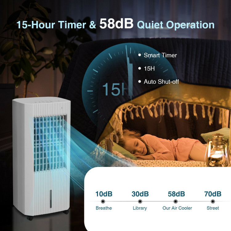 Refroidisseur d'air portable 3-en-1 | Confort et contrôle faciles pour espaces de vie