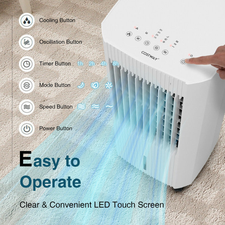 Refroidisseur d'air portable 3-en-1 | Confort et contrôle faciles pour espaces de vie