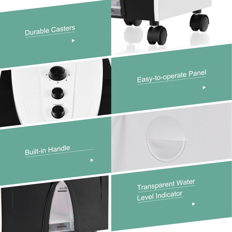 Refroidisseur d'air évaporatif 3-en-1 | Confort et Air Pur à Domicile