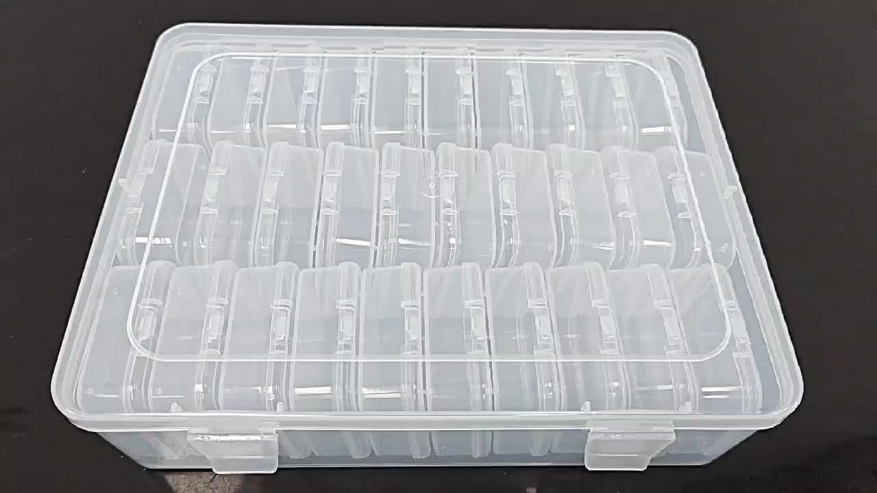 Organisateur de Perles Transparent | Ensemble de 30 Boîtes de Rangement