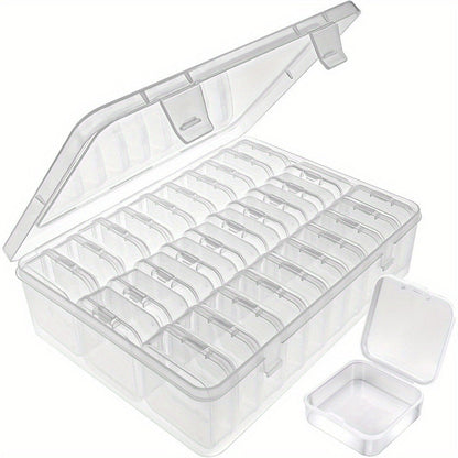 Organisateur de Perles Transparent | Ensemble de 30 Boîtes de Rangement