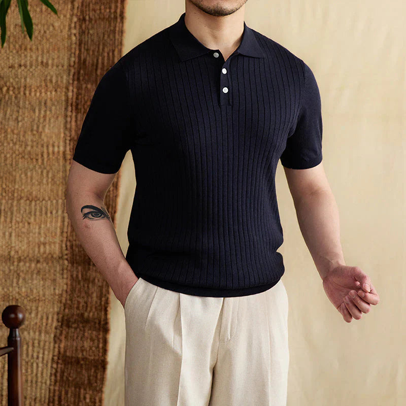 Polo en Maille Performance pour Homme | Confort Premium et Élégance Distinguée