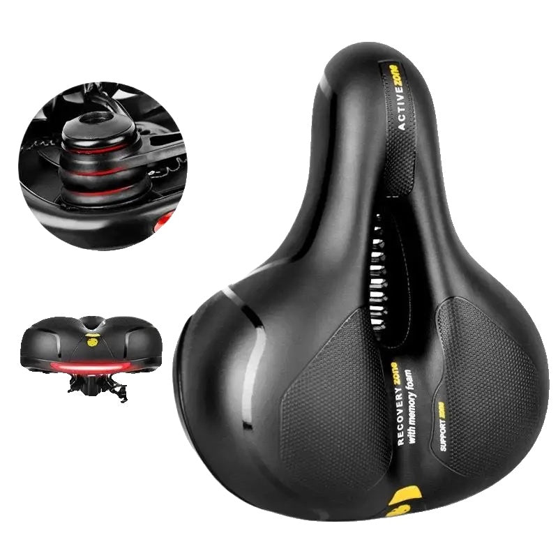 Selle de Vélo Confortable et Respirante | Amortissement Idéal pour Longues Distances