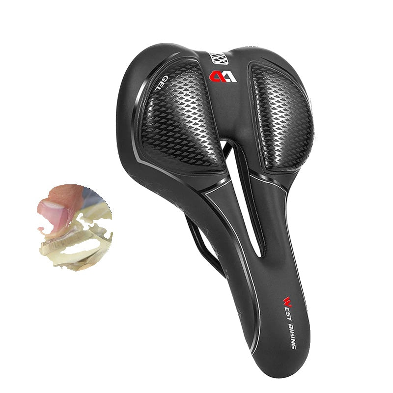 Selle de Vélo Confortable | Absorption de Chocs Élevée et Respirante