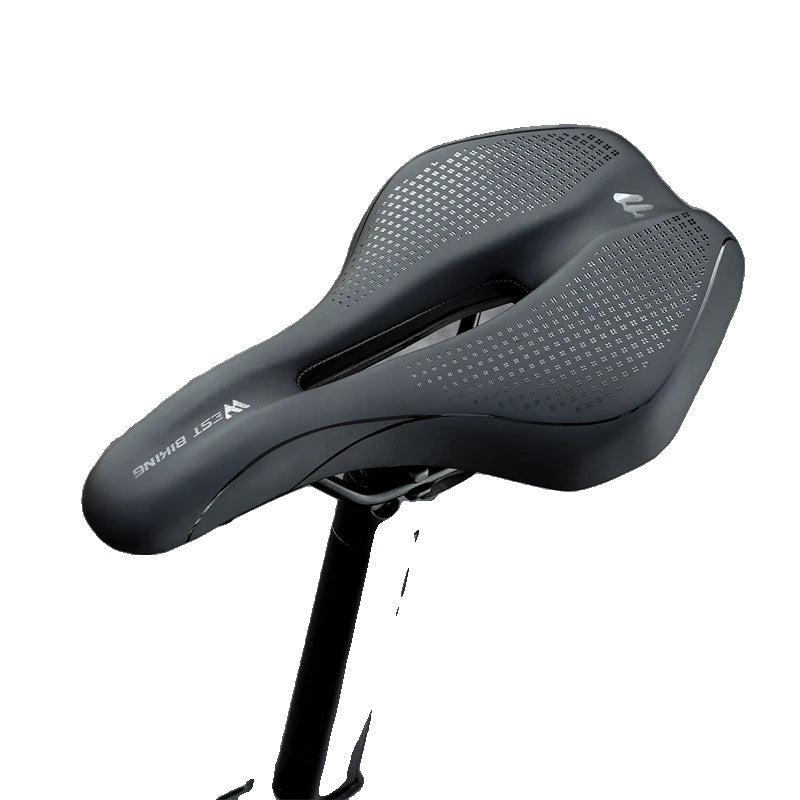 Selle de Vélo Antichoc Confortable | Coussin en Cuir Antidérapant et Léger