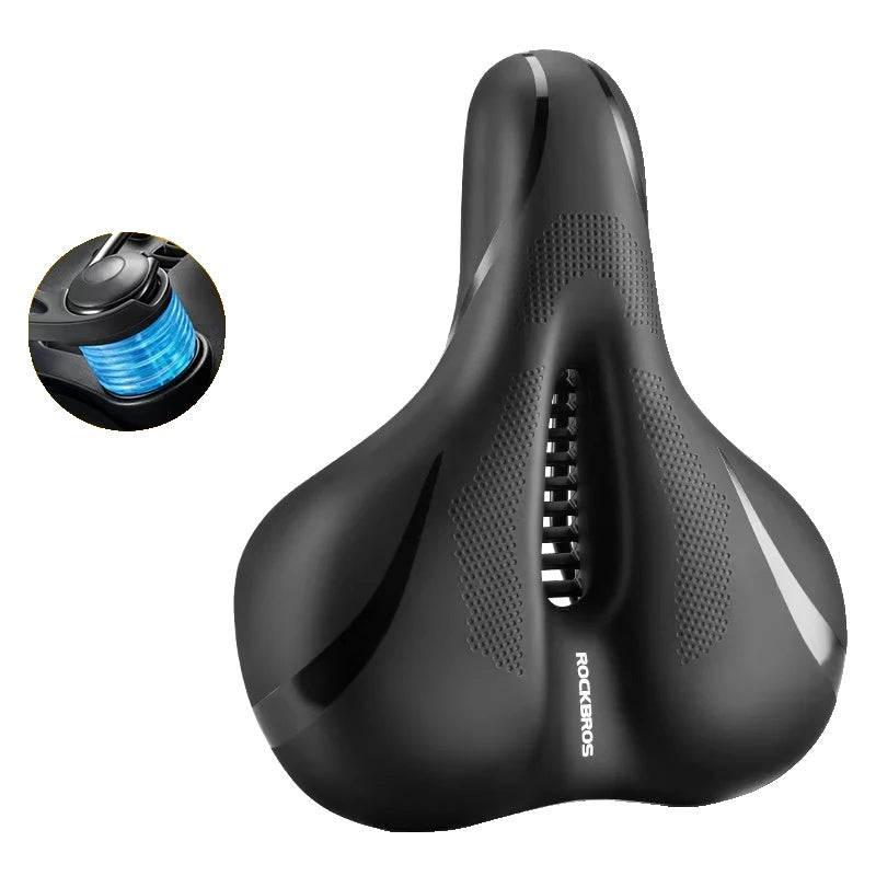 Selle de Vélo Ergonomique | Confort et Absorption des Chocs