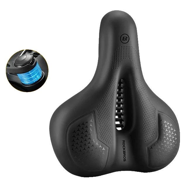 Selle de Vélo Ergonomique | Confort et Absorption des Chocs