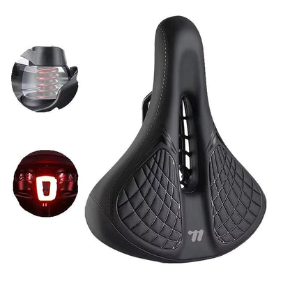 Selle de Vélo Confortable | Absorption des Chocs et Imperméable