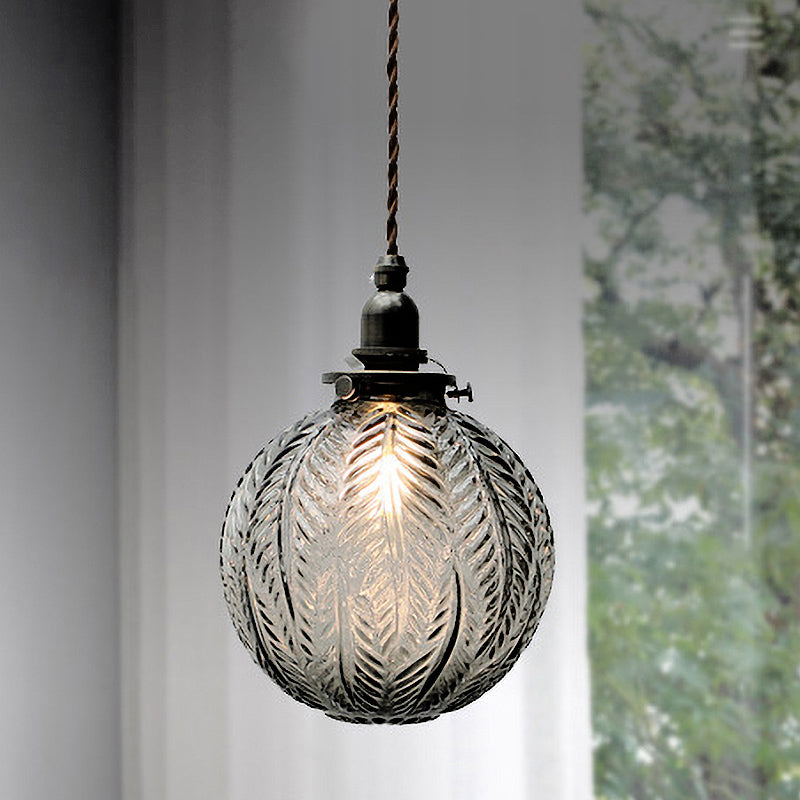 Lampe Suspendue Vintage Sphérique | Élégance Classique pour Votre Intérieur