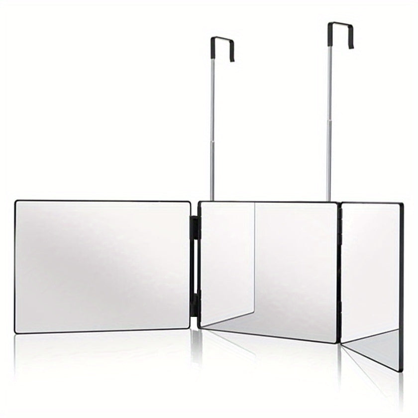 Miroir Rotatif à 3 Faces | Visibilité Complète pour Coiffage Parfait