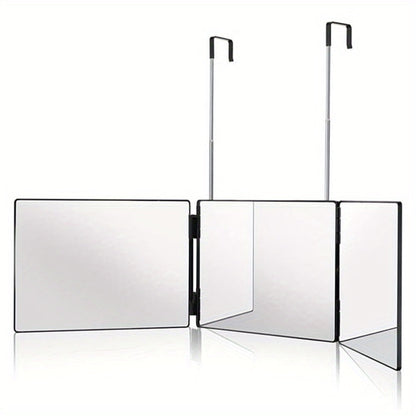 Miroir Rotatif à 3 Faces | Visibilité Complète pour Coiffage Parfait