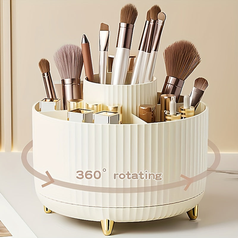 Organisateur de Maquillage Rotatif 360° | Accès Facile et Grande Capacité