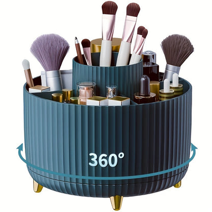 Organisateur de Maquillage Rotatif 360° | Accès Facile et Grande Capacité