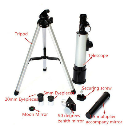Télescope Astronomique 90x avec Trépied | Vision Ergonomique et Clarté Optique