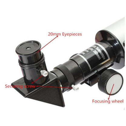 Télescope Astronomique 90x avec Trépied | Vision Ergonomique et Clarté Optique
