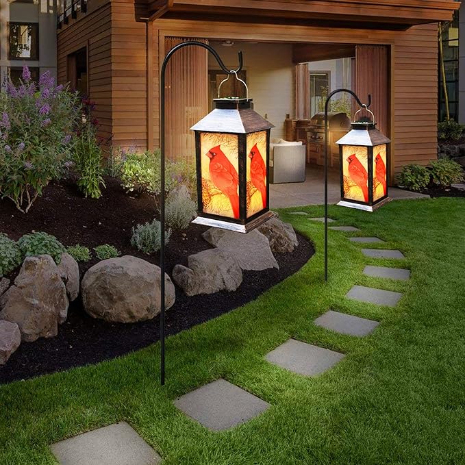 Lanterne Solaire LED pour Jardin | Décoration Portable et Étanche
