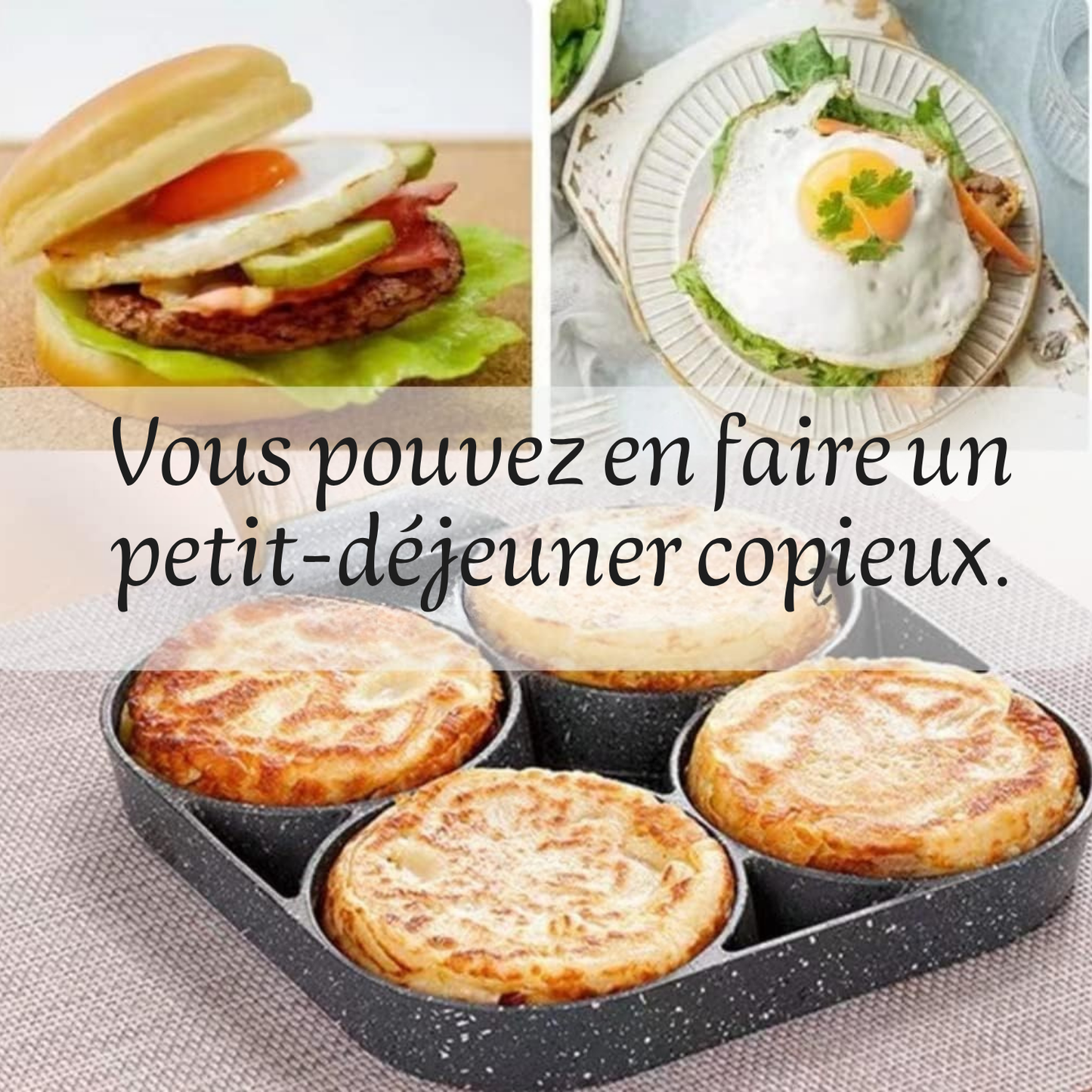 Poêle multifonction OmeletMaster – Des petits-déjeuners rapides et variés