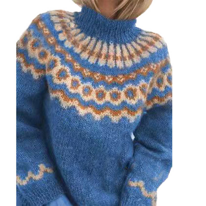 Pull en Tricot Rétro pour Femmes | Style Vintage et Confort Douillet