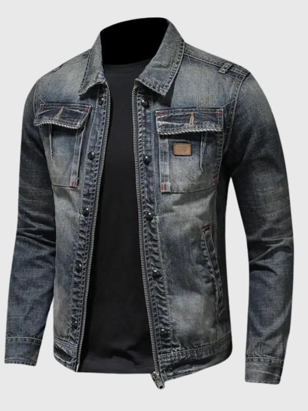 HELVIA – Veste en jean décontractée pour homme