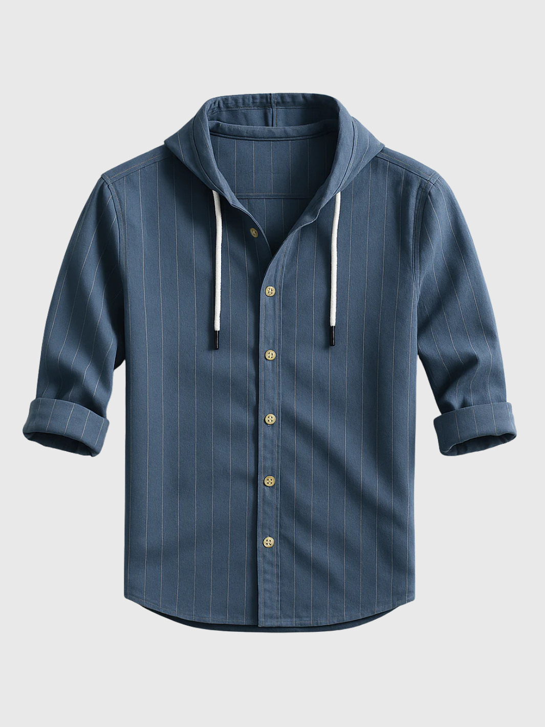 HELVIA - CHEMISE DE LUXE À RAYURES AVEC CAPUCHE